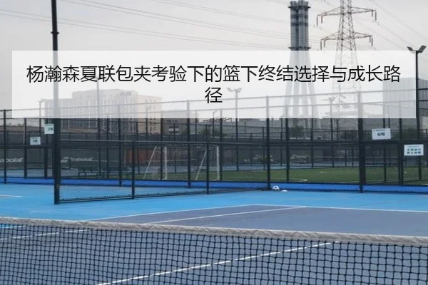 杨瀚森夏联包夹考验下的篮下终结选择与成长路径