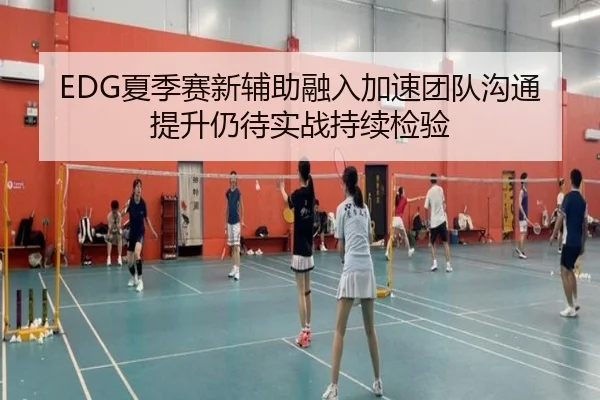 EDG夏季赛新辅助融入加速团队沟通提升仍待实战持续检验